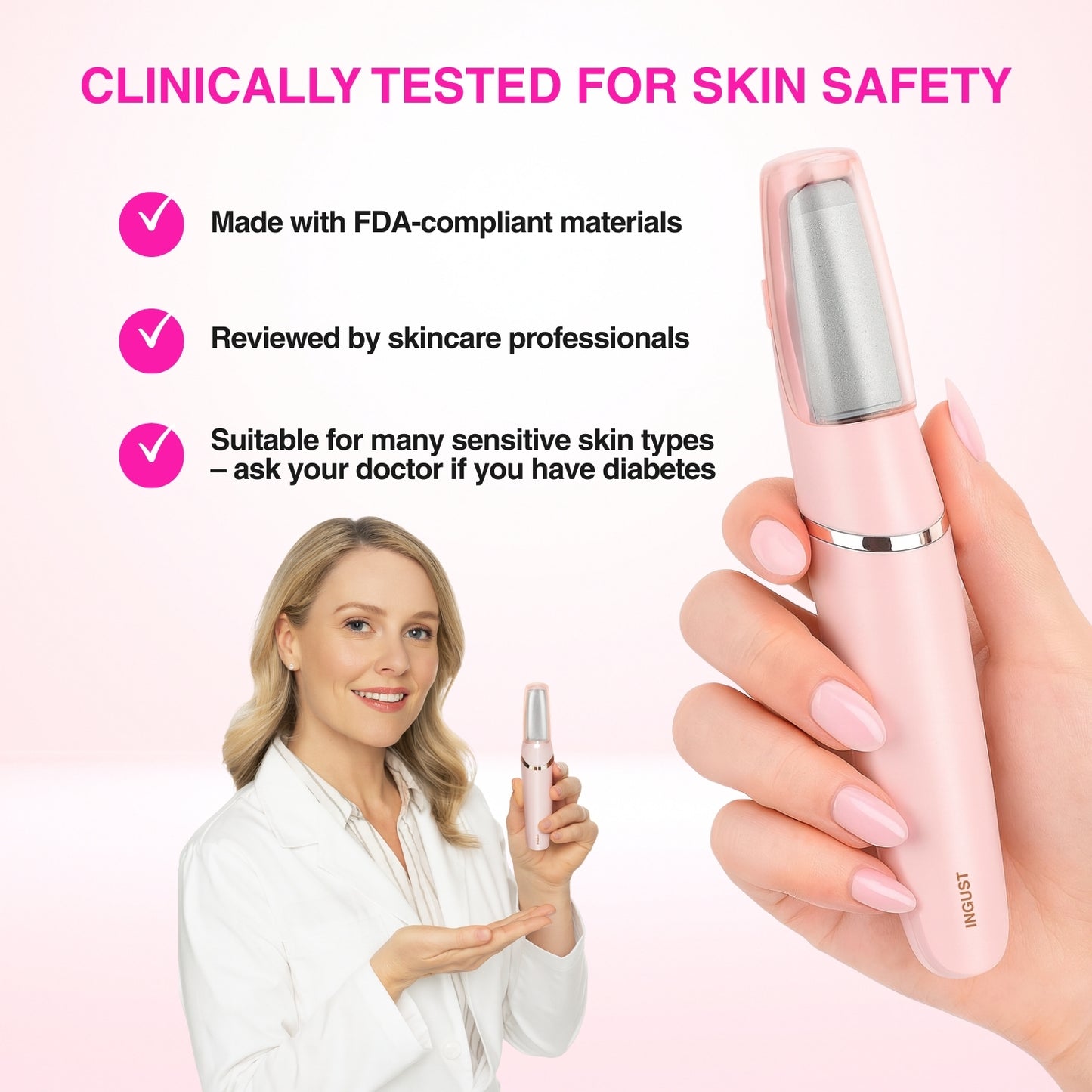 Ingustâ„¢ SilkPedi Pro 3.0