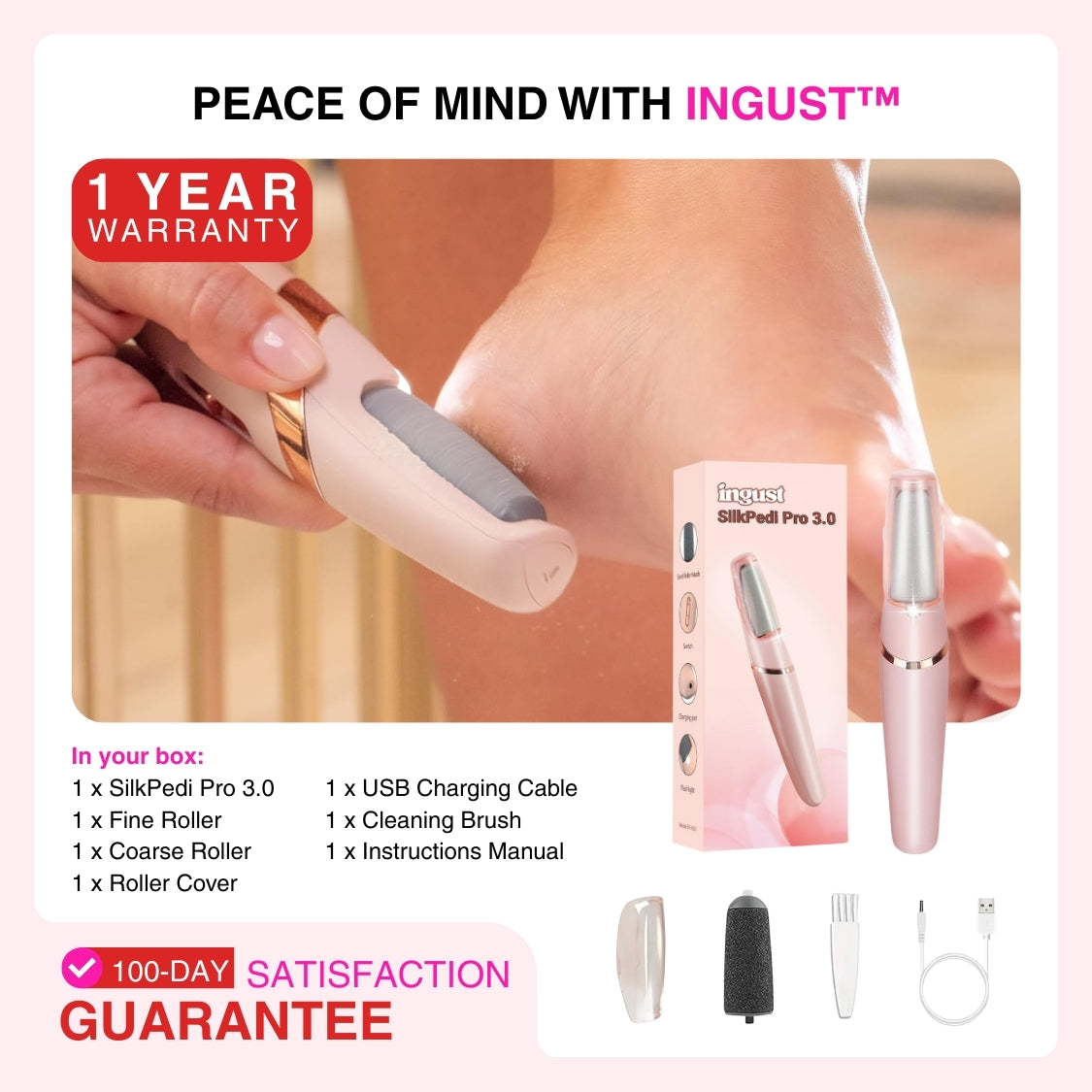 Ingust™ SilkPedi Pro 3.0